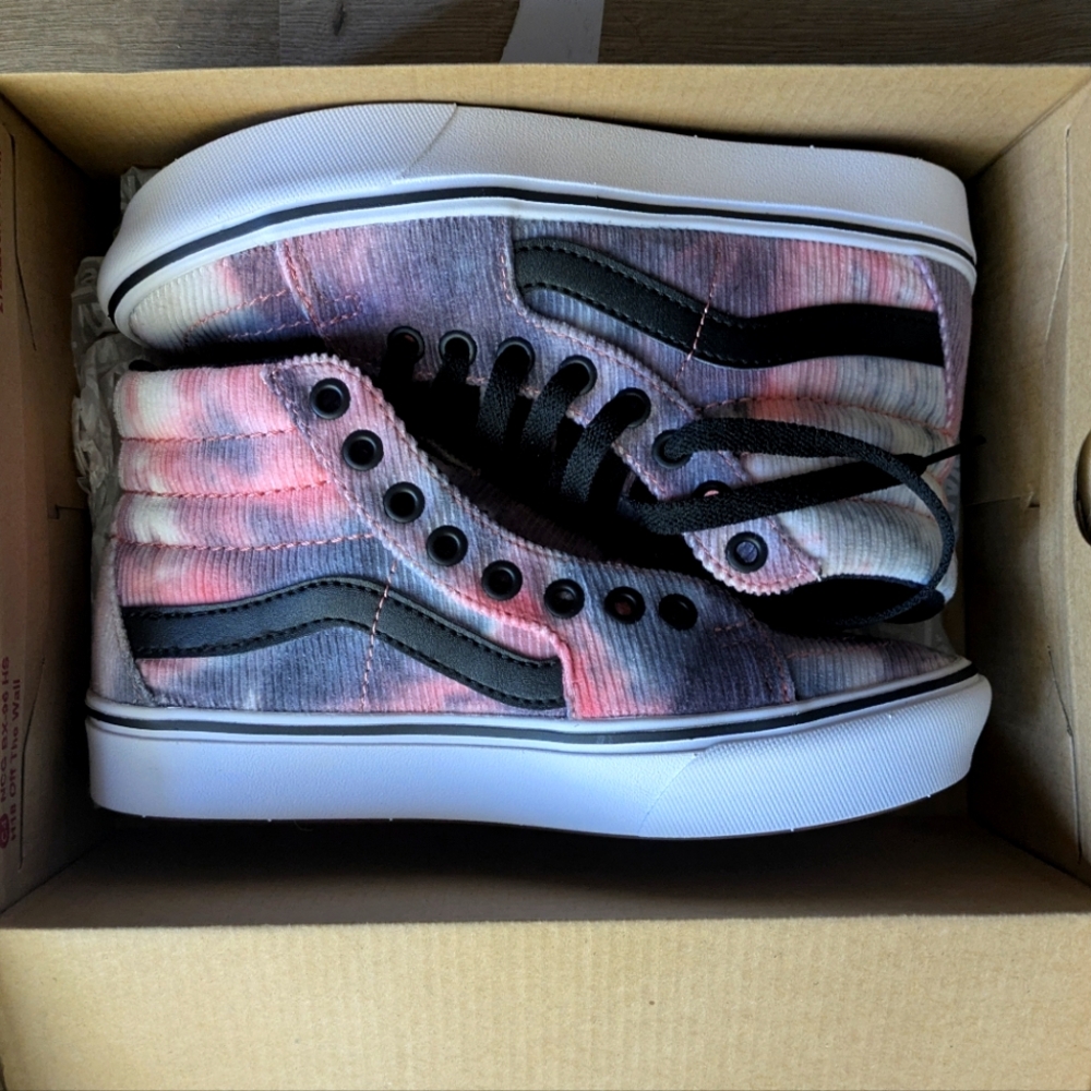Vans High Top Tie Die Shoes